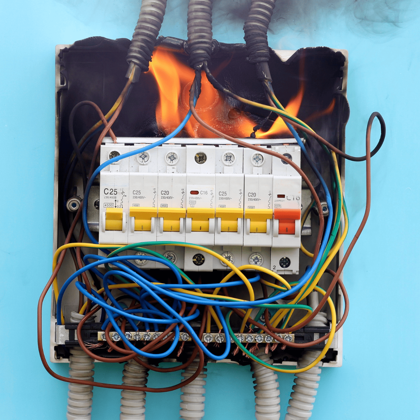 Damaged Electrical Equipment